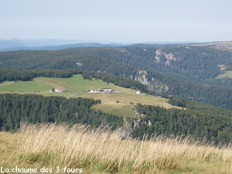 Vue de la chaume des 3 fours - Photo Gilbert GUYOT